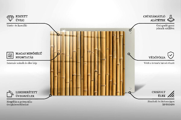 Protector encimera Naturaleza boho bambú