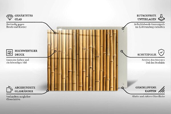 Protector encimera Naturaleza boho bambú