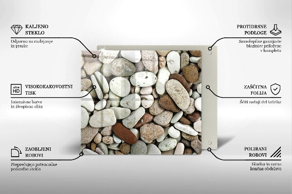 Protector encimera Fondo de piedras pequeñas