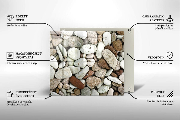 Protector encimera Fondo de piedras pequeñas