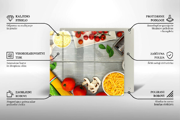 Protector encimera Comida de cocina