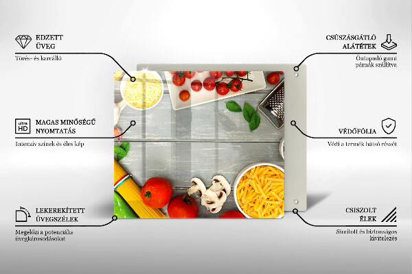 Protector encimera Comida de cocina