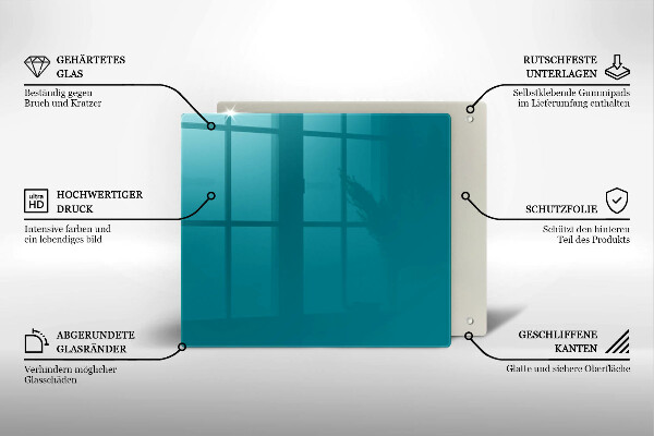 Protector encimera Turquesa