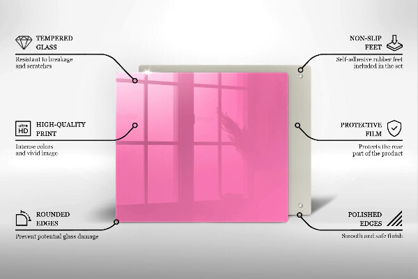 Protector encimera Color rosa