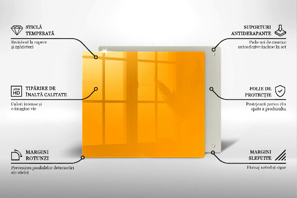 Protector encimera Color amarillo oscuro