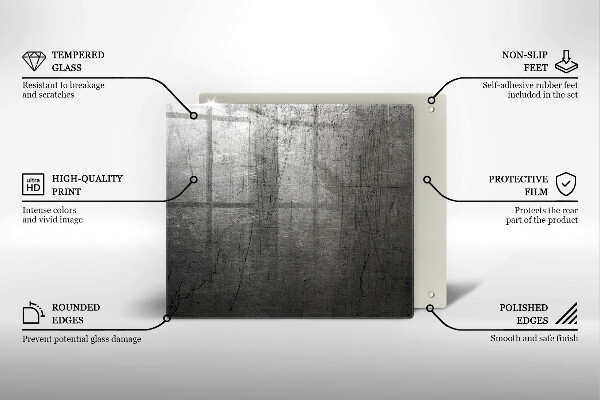 Protector encimera Textura metálica