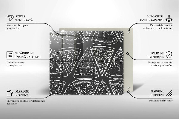 Protector encimera Ilustración de pizza