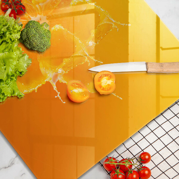 Protector encimera Fruta jugosa de naranja