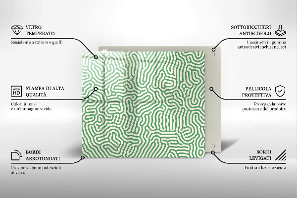 Protector encimera Líneas abstractas