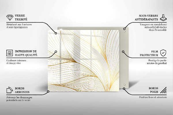 Protector encimera Patrón de líneas modernas