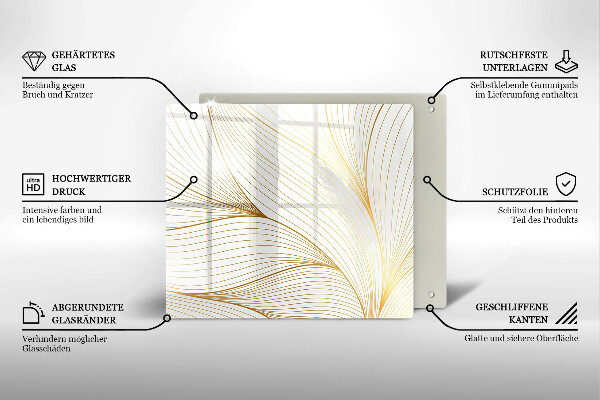 Protector encimera Patrón de líneas modernas