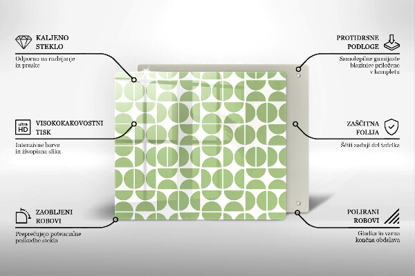 Protector encimera Patrón de formas boho