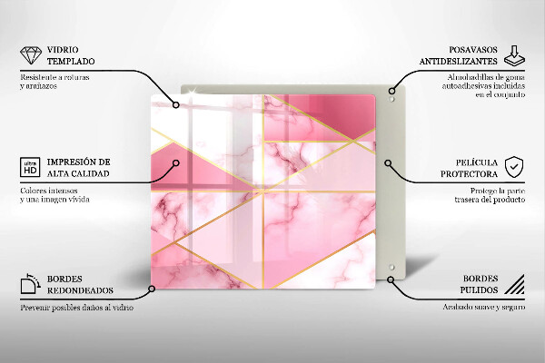 Protector encimera Mármol geométrico