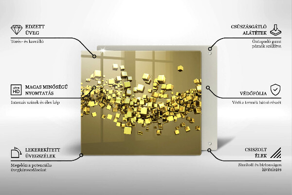 Protector encimera Geometría 3d abstracta