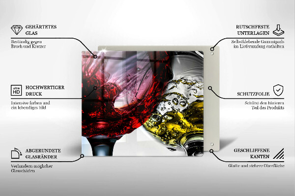 Protector encimera Vasos de vino