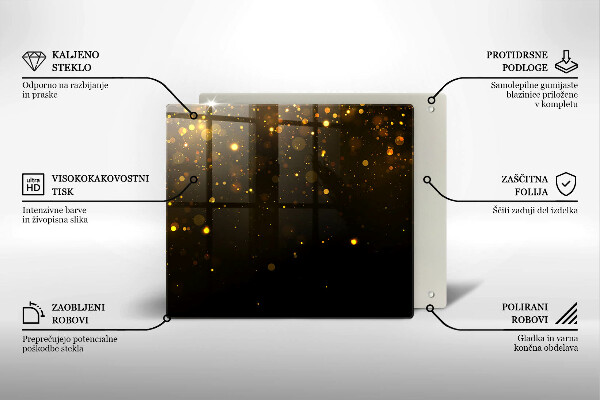 Protector encimera Brillo dorado