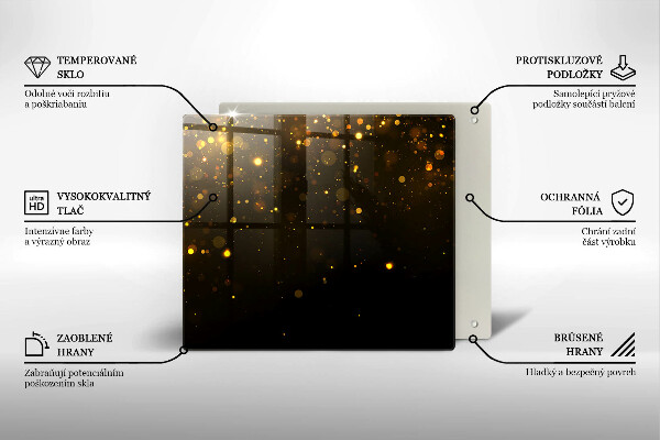 Protector encimera Brillo dorado