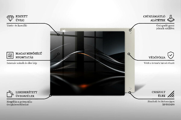 Protector encimera Diseño abstracto 3d