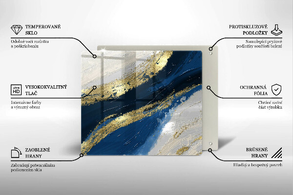 Protector encimera Textura con oro