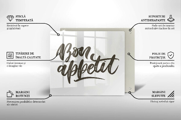 Protector encimera Iscrizione bon appetit