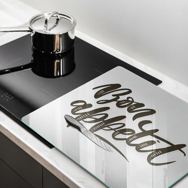 Protector encimera Iscrizione bon appetit