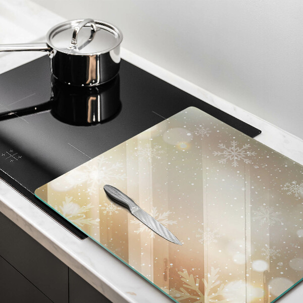 Protector encimera Copos de nieve