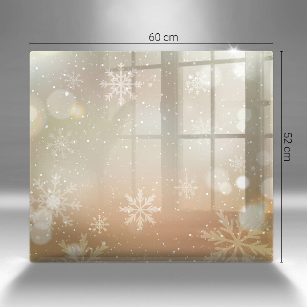 Protector encimera Copos de nieve