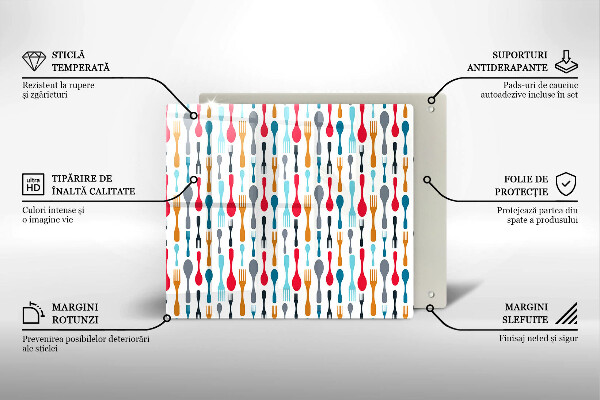 Protector encimera Ilustración de cuchara