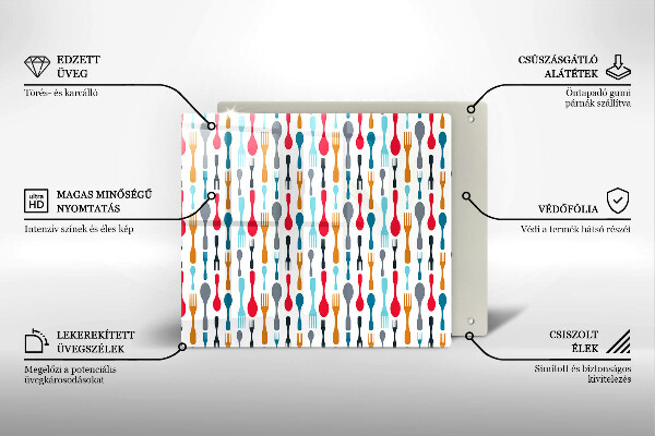 Protector encimera Ilustración de cuchara