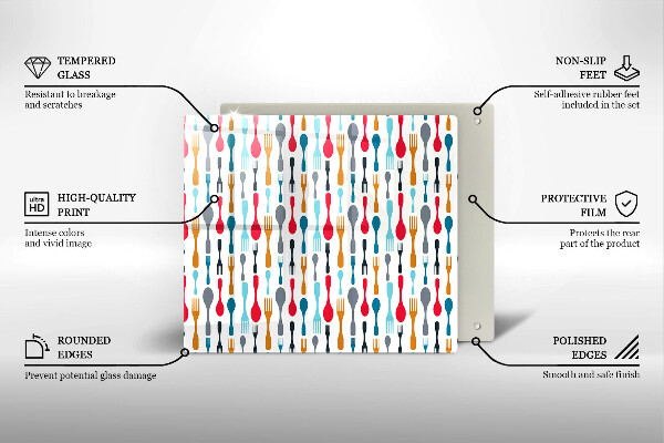 Protector encimera Ilustración de cuchara