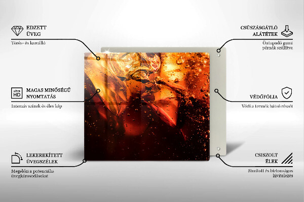 Protector encimera Bebida de cola con hielo