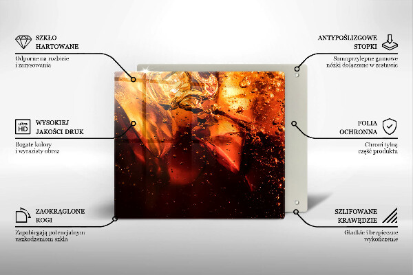 Protector encimera Bebida de cola con hielo