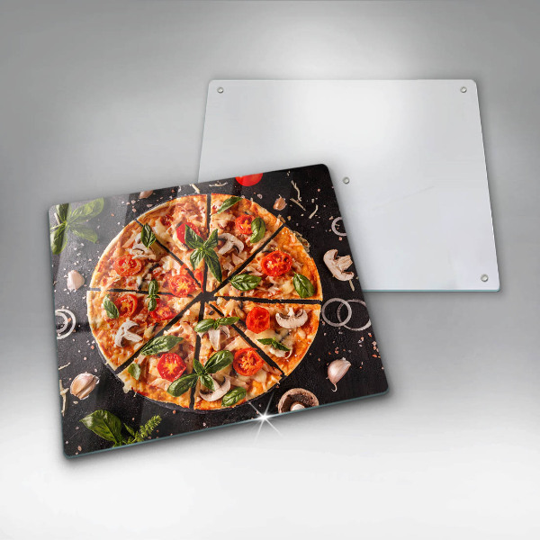 Protector encimera Pizza con champiñones