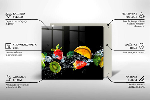 Protector encimera Frutas en agua