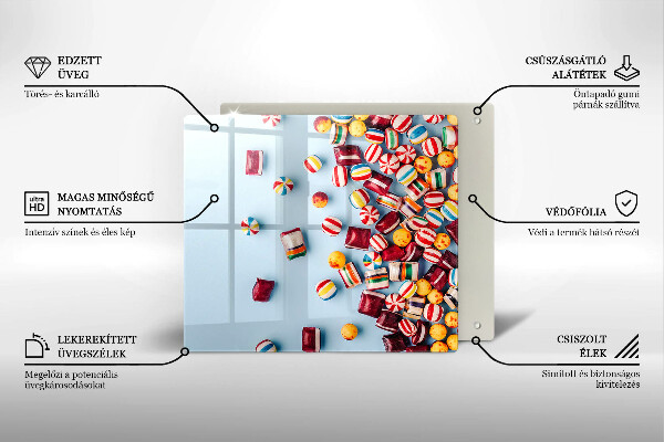 Protector encimera Caramelos de colores