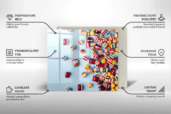 Protector encimera Caramelos de colores