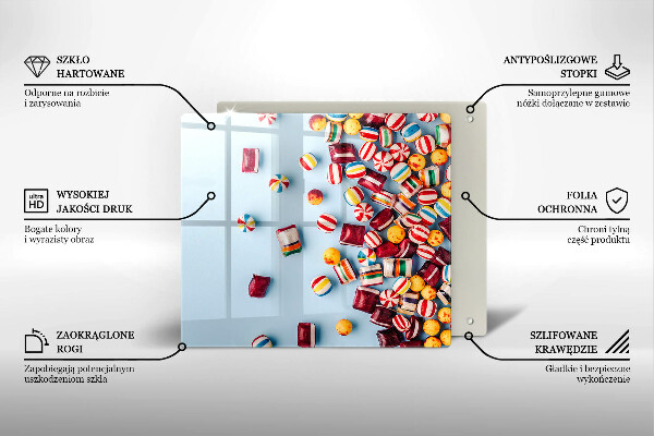 Protector encimera Caramelos de colores