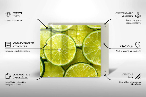 Protector encimera Rodajas de lima