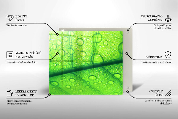 Protector encimera Primer plano de una hoja