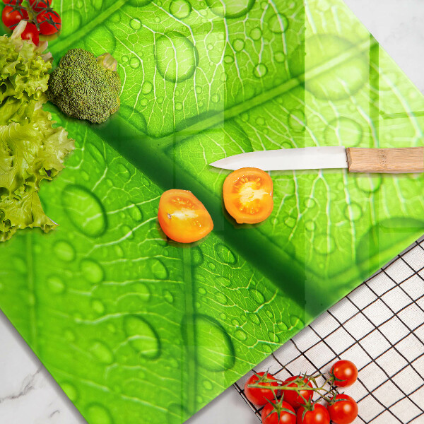 Protector encimera Primer plano de una hoja