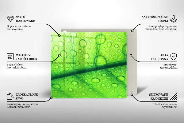 Protector encimera Primer plano de una hoja