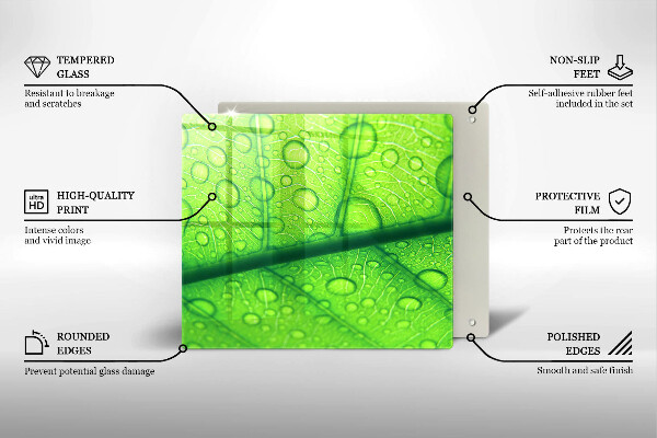 Protector encimera Primer plano de una hoja