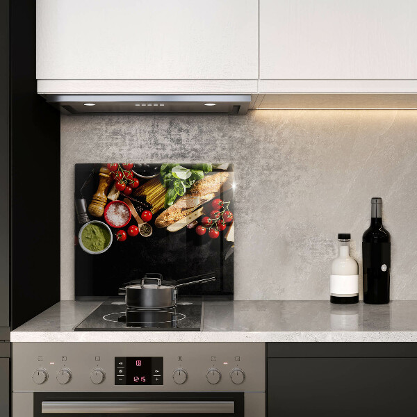 Protector encimera Ingredientes y especias italianas