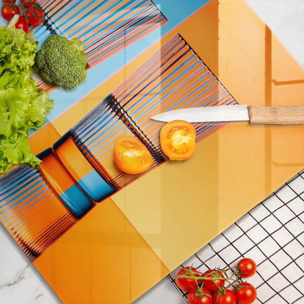 Protector encimera Dos vasos de agua