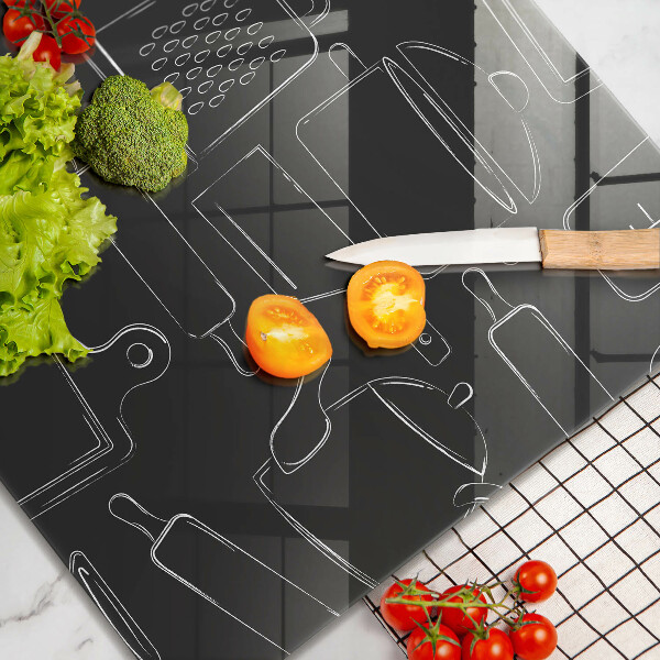 Protector encimera Accesorios de cocina de dibujos animados