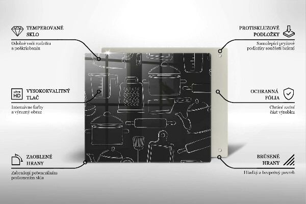 Protector encimera Accesorios de cocina de dibujos animados