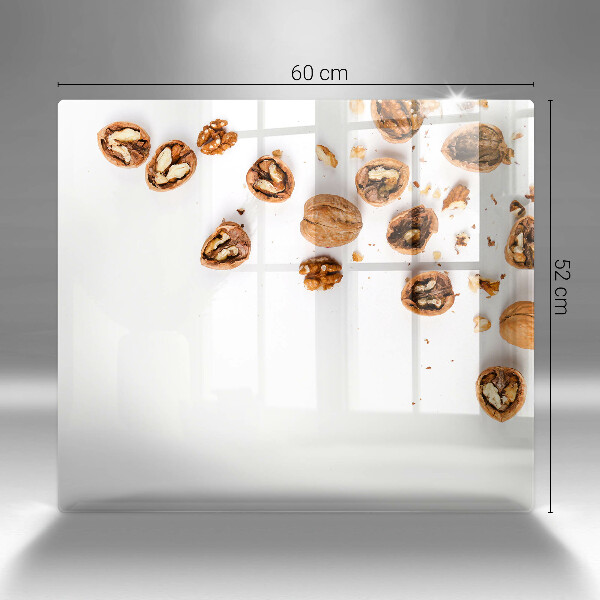 Protector encimera Nueces sobre un fondo blanco