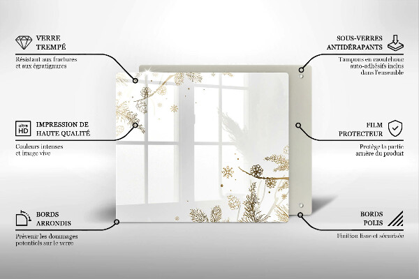 Protector encimera Decoraciones de invierno