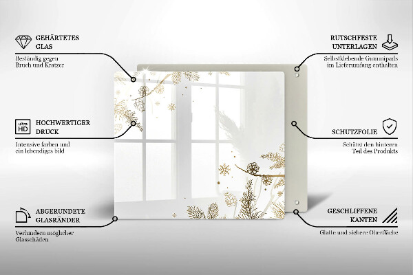 Protector encimera Decoraciones de invierno