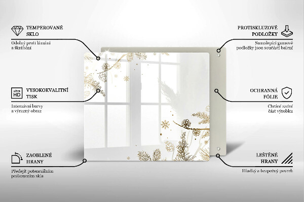 Protector encimera Decoraciones de invierno